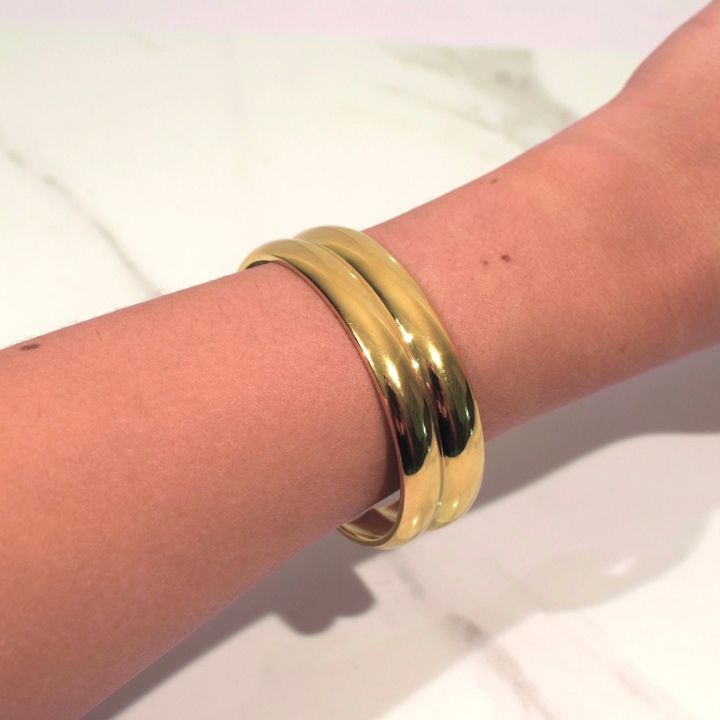 Chunky bangle bracelet