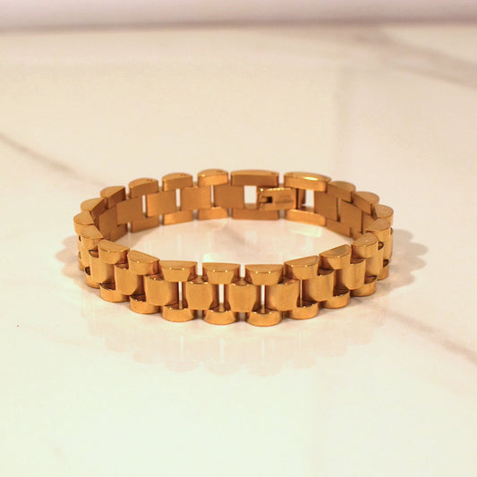 Watch chain bracelet