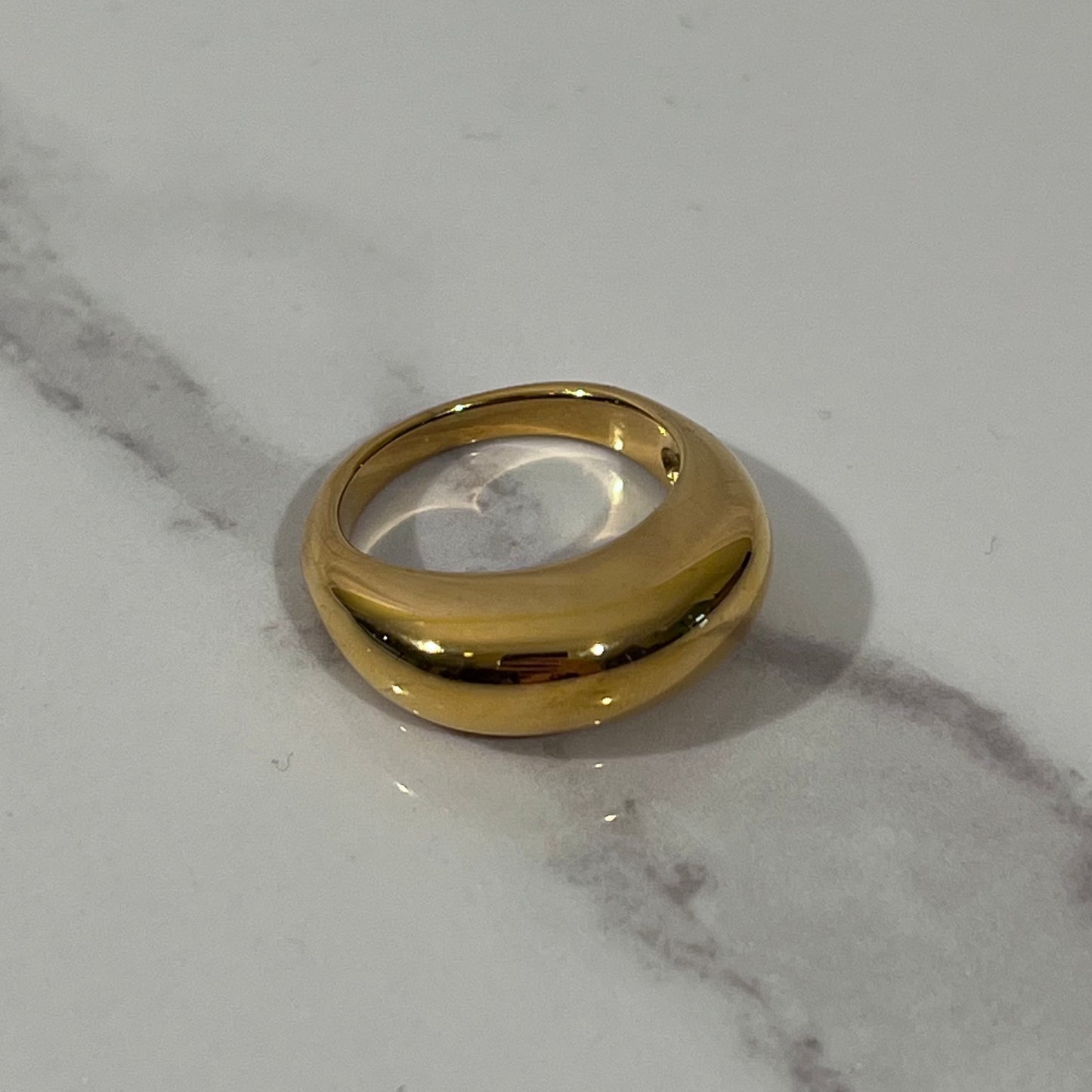 Dome ring gold