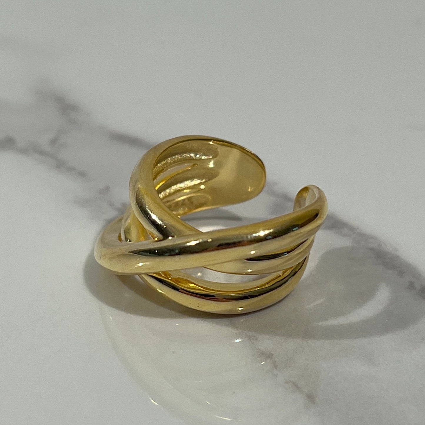 Silvia wrap ring gold