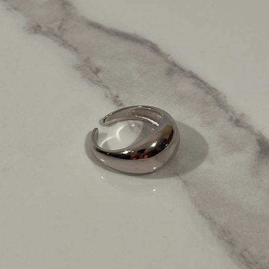 Dome ring silver