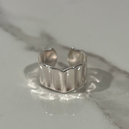 Fay chunky ring silver